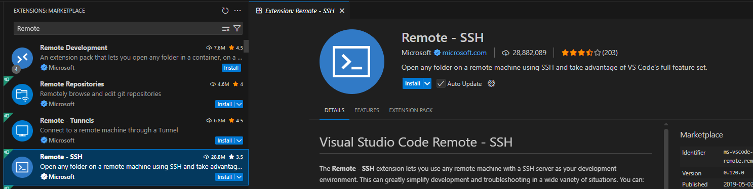 Remote SSH Command